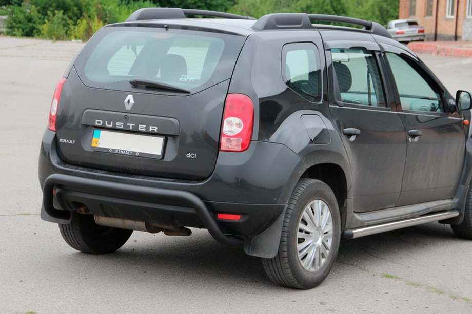 Renault Duster 2008–2017 Rear roll bar Black (stainless steel) Photo 3