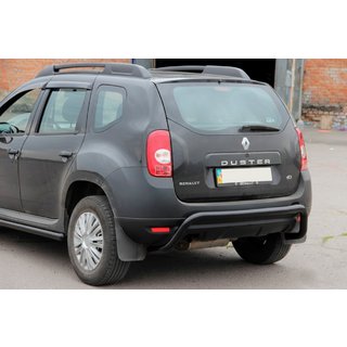 Rear roll bar Black (stainless steel) Dacia Duster 2008-2018 photo 1