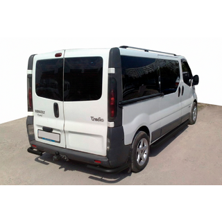 Rear Corner Bars AK003 Black (Stainless Steel) Renault Trafic 2001-2015 photo 1