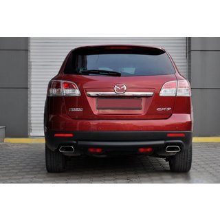 Rear Bar AK002 Black (Stainless Steel) Mazda CX-9 2007-2016 photo 2