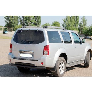 Rear Bar AK002 Black (Stainless Steel) Nissan Pathfinder R51 2005-2014 photo 1