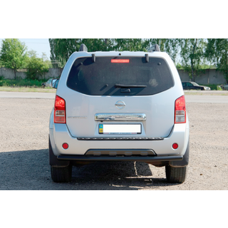Rear Bar AK002 Black (Stainless Steel) Nissan Pathfinder R51 2005-2014 photo 2