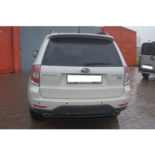 Rear Bar AK002 Black (Stainless Steel) Subaru Forester 2008-2013 photo 2