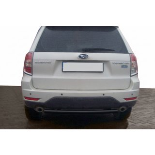 Rear Bar AK002 Black (Stainless Steel) Subaru Forester 2008-2013 photo 3