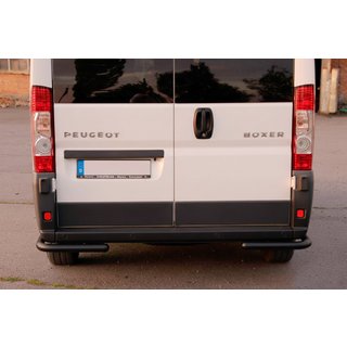 Rear Corner Bars AK003 Black (2 pcs, stainless steel) Citroen Jumper 2007-2025 photo 3