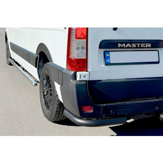 Rear Corner Bars AK003 Black (2 pcs, stainless steel) photo 4