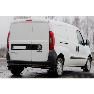 Rear Corner Bars AK003 Black (Stainless Steel) Opel Combo 2012-2018 photo 4