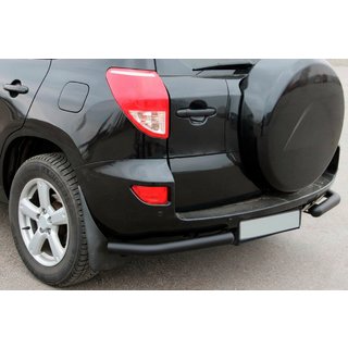 Rear Corner Bars AK003 Black (2 pcs, stainless steel) Toyota Rav 4 2006-2013 photo 1