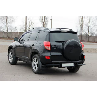 Rear Corner Bars AK003 Black (2 pcs, stainless steel) Toyota Rav 4 2006-2013 photo 3