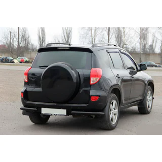 Rear Corner Bars AK003 Black (2 pcs, stainless steel) Toyota Rav 4 2006-2013 photo 4