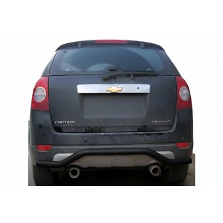 Rear Bar AK008 Black (Stainless Steel) Chevrolet Captiva 2006-2019