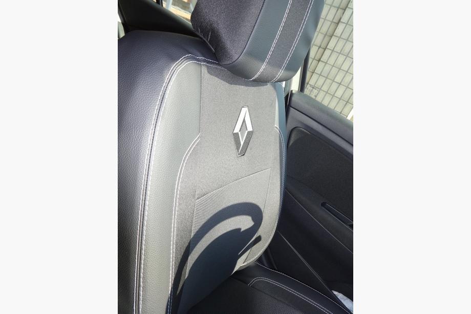 Renault Megane III 2009-2016 Car Seat Covers (Eco Leather↗Fabric, Premium) Photo 17