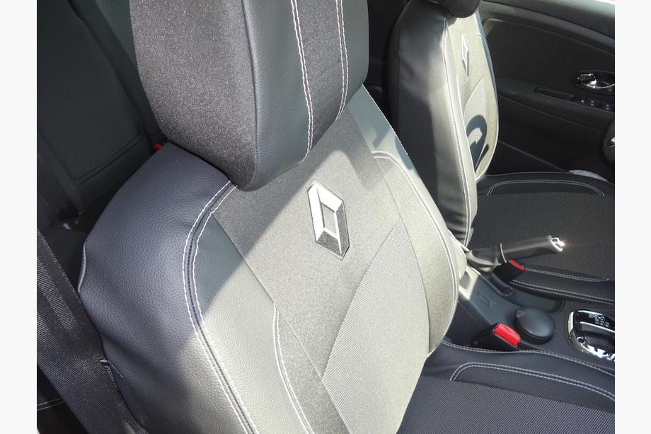 Renault Megane III 2009-2016 Car Seat Covers (Eco Leather↗Fabric, Premium) Photo 18