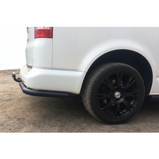 Rear Corner Bars AK003 Black (2 pcs, stainless steel) Volkswagen T6 2015-2024 photo 2