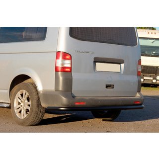 Rear Corner Bars AK003 Black (2 pcs, stainless steel) Volkswagen T6 2015-2024 photo 3