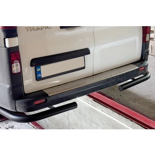 Rear Corner Bars Black (2 pcs, stainless steel) Nissan NV300/Primastar 2016- photo 1