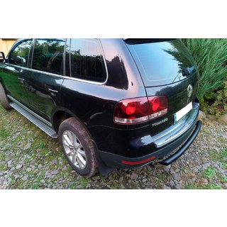 Rear Guard AK002 Black (2 pcs, stainless steel) Volkswagen Touareg 2002–2010 photo 2