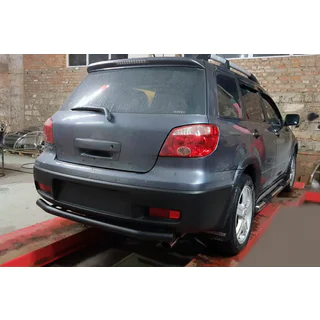 Rear Roll Bar AK002/2 Black (Stainless Steel) photo 1