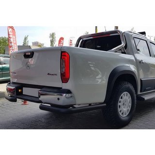 Rear Protection Bar AK003 Black (2018-2022, stainless steel) Ford Ranger 2011–2022 photo 1