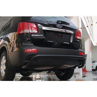 Rear Bar AK007 Black (Stainless Steel) Kia Sorento II XM 2009-2014 photo 1