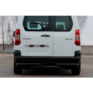Rear Corner Bars AK-003 Black (Stainless Steel) Peugeot Partner Tepee 2008-2018 photo 1