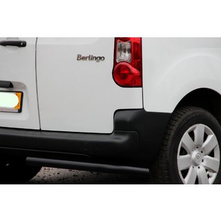 Rear Corner Bars AK-003 Black (Stainless Steel) Peugeot Partner Tepee 2008-2018 photo 2