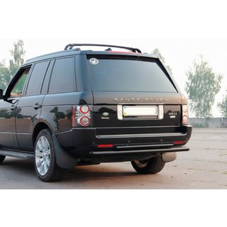 Rear Double Roll Bar AK002 Black (Stainless Steel) Range Rover III L322 2002-2012 photo 1