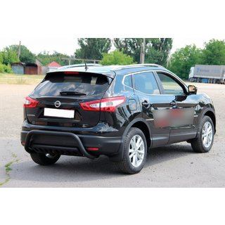 Rear Bar AK007-1 Black (Stainless Steel) Nissan Qashqai 2014-2021 photo 3