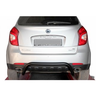 Rear Bar AK007 Black (Stainless Steel) SsangYong Korando 2010-2019 photo 1