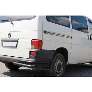 Rear Double Corner Bars AK003-Double Black (2 pcs, stainless steel) Volkswagen T4 Caravelle/Multivan 1990–2003 photo 1