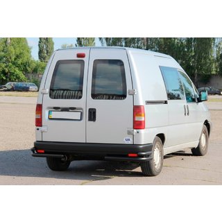 Rear Double Corner Bars AK003 Double Black (Stainless Steel) Peugeot Expert 1995-2007 photo 2