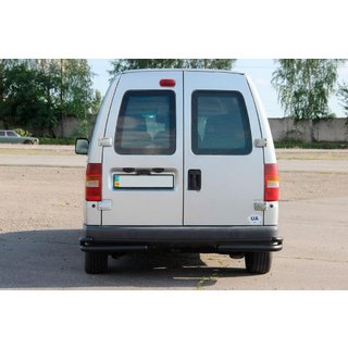 Rear Double Corner Bars AK003 Double Black (Stainless Steel) Peugeot Expert 1995-2007 photo 4