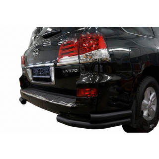 Rear Double Corner Bars Black (Stainless Steel)