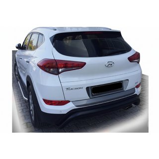 Rear Bar AK007 Black (Stainless Steel) Hyundai Tucson TL 2016-2021