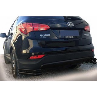 Rear Corner Bars AK-003 Double Black (Stainless Steel)