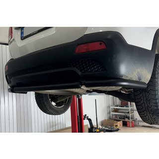 Rear corner bars with center section AK007-3 Black (2 pcs, stainless steel) Kia Sorento II XM 2009-2014 photo 2
