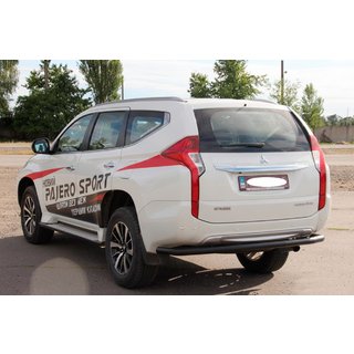 Rear Guard AK005 Black (Stainless Steel) Mitsubishi Pajero Sport 2015- photo 2