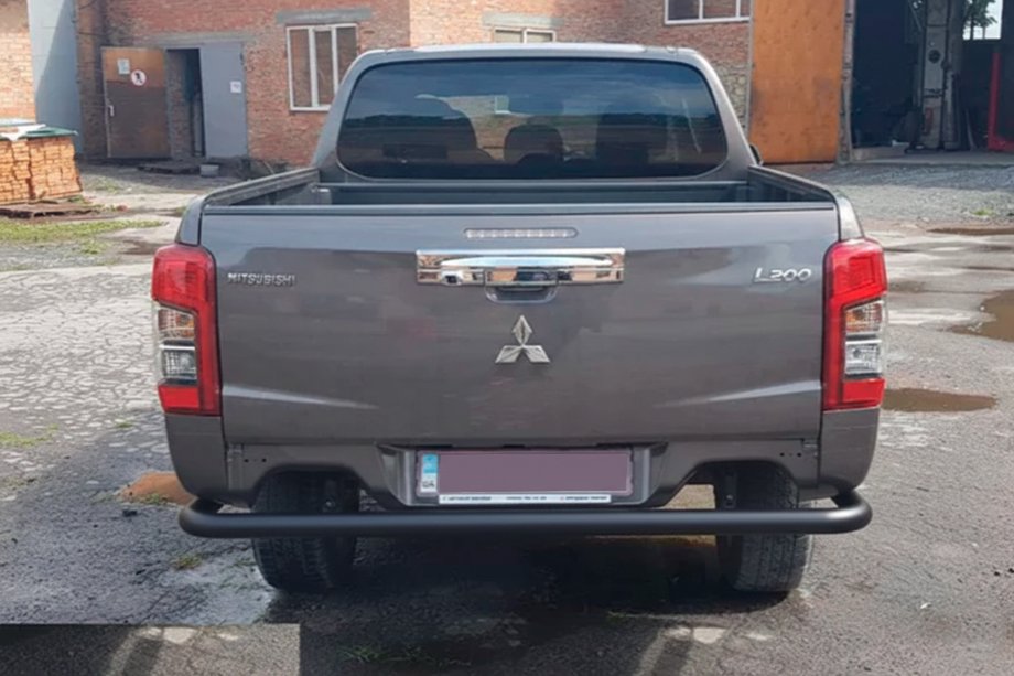 Fiat Fullback 2016- Rear Guard AK005 Black (Stainless Steel) Photo 3