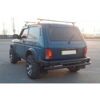 Rear Bar AK002 Double Black Lada Niva and Urban 1977- photo 1