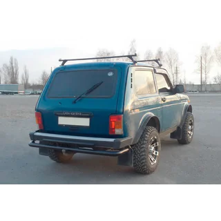 Rear Bar AK002 Double Black Lada Niva and Urban 1977- photo 3