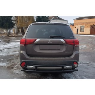 Rear Bar AK004-2 Black (Stainless Steel) photo 2