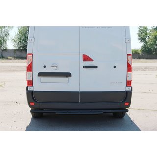 Rear Bar AK008 Black (Stainless Steel) Renault Master 2011-2023 photo 2