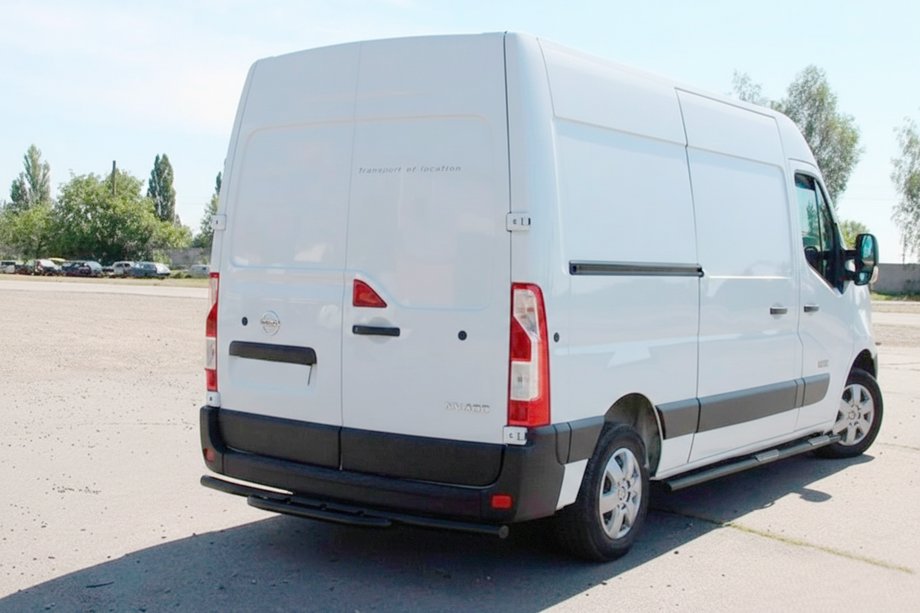 Renault Master 2011-2023 Rear Bar AK008 Black (Stainless Steel) Photo 3