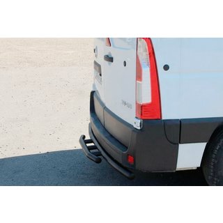 Rear Bar AK008 Black (Stainless Steel) Nissan NV400 2010-2024 photo 1