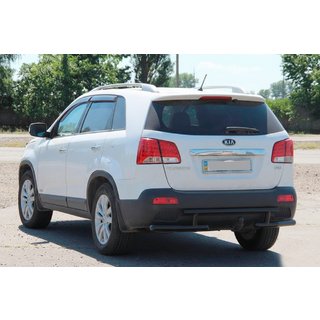 Rear Bar AK002-2 Black (Stainless Steel) Kia Sorento II XM 2009-2014 photo 2