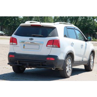 Rear Bar AK002-2 Black (Stainless Steel) Kia Sorento II XM 2009-2014 photo 4