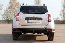 Renault Duster 2008–2017 Rear Bar AK005-Special Black (Stainless Steel) photo 2