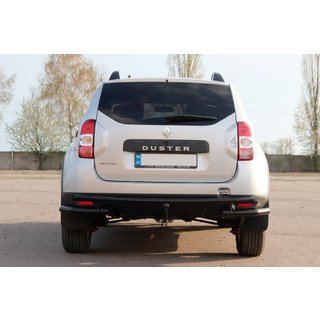 Rear Bar AK005-Special Black (Stainless Steel) Renault Duster 2008–2017 photo 2