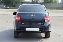 Lada Granta 2011- Rear Bar AK003-2 Black photo 3