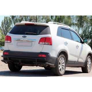 Rear Bar AK003-2 Black (Stainless Steel) Kia Sorento II XM 2009-2014 photo 3